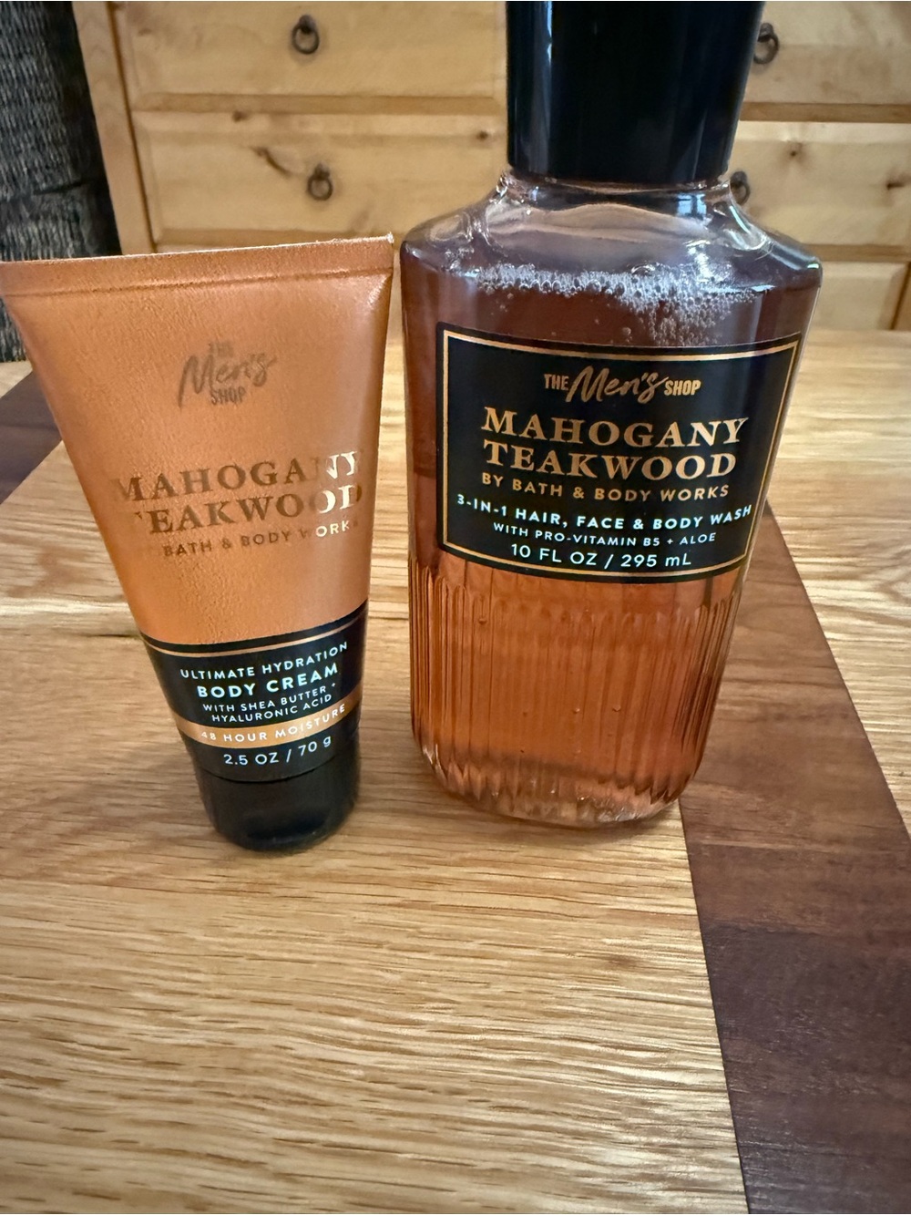 Bath and body set